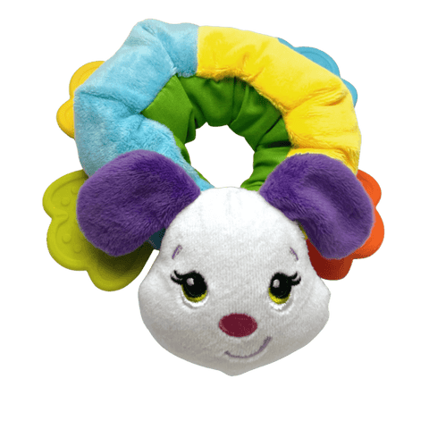 SCRUNCHY PUP Infant Plush Activity Toy - Discovery Toys