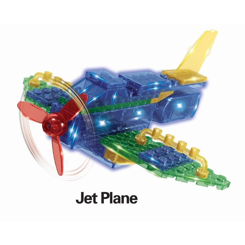 CRYSTAL BRIX 3-in-1 Light Up Aircraft