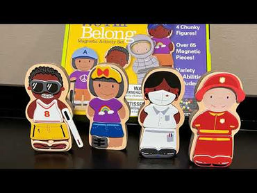 WE ALL BELONG Magnetic Dress-Up Activity Set