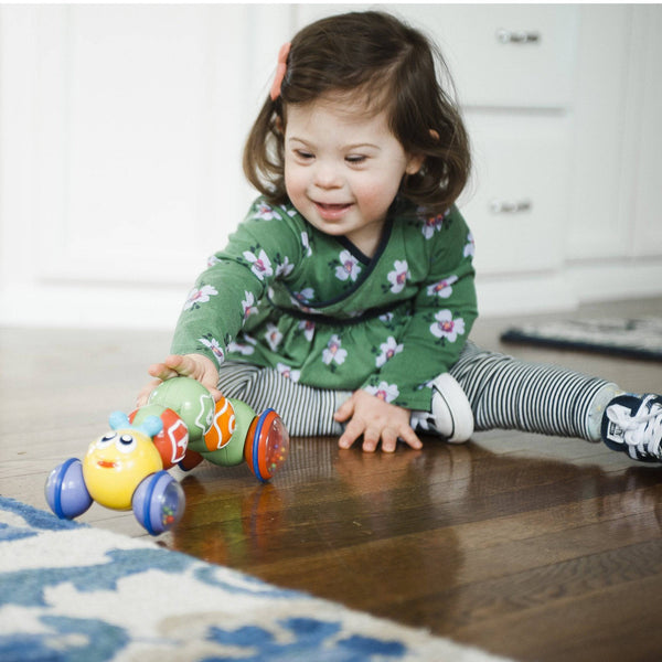 GO GO CATERPILLAR Press Go Toy Discovery Toys