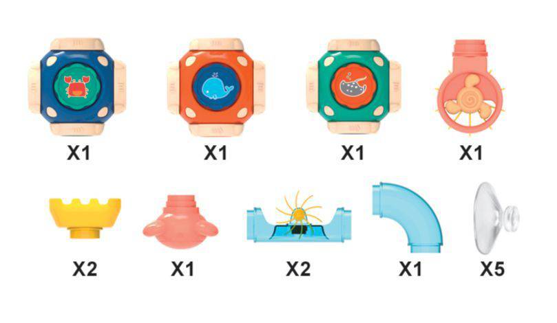 BATH PIPES Tub Construction Toy - Discovery Toys