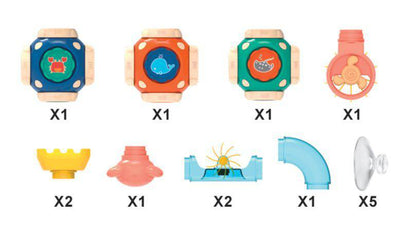 BATH PIPES Tub Construction Toy - Discovery Toys