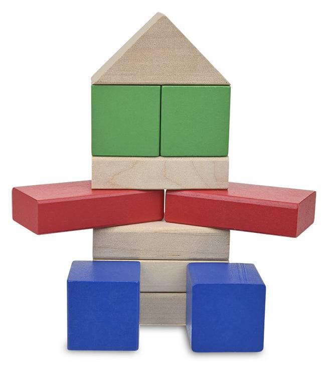 Stack Building Spel STACK & BUILD WOOD BLOCKS Toddler Blocks Set | 2 Years | Discovery Toys
