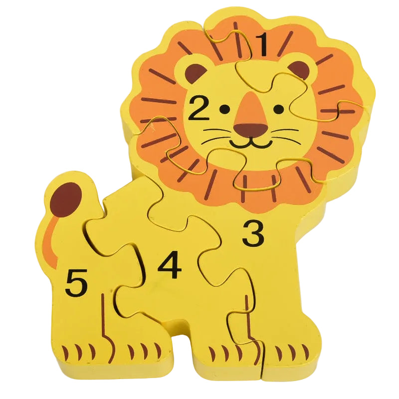 ZOO PUZZLE –Lion 3D Wood Chunky Puzzle