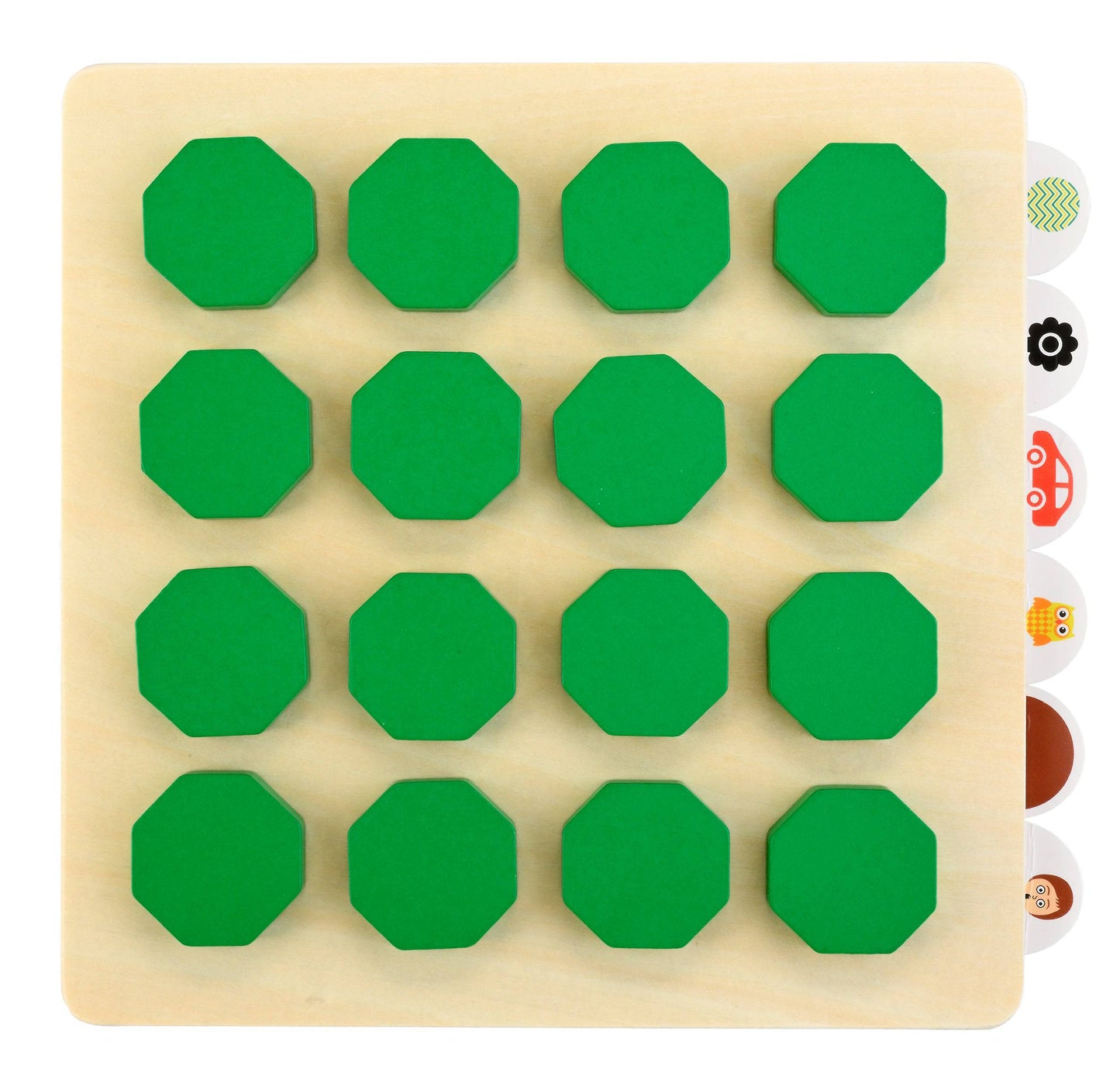 MEMORY MOVES Montessori Wooden Memory Matching Game - Discovery Toys