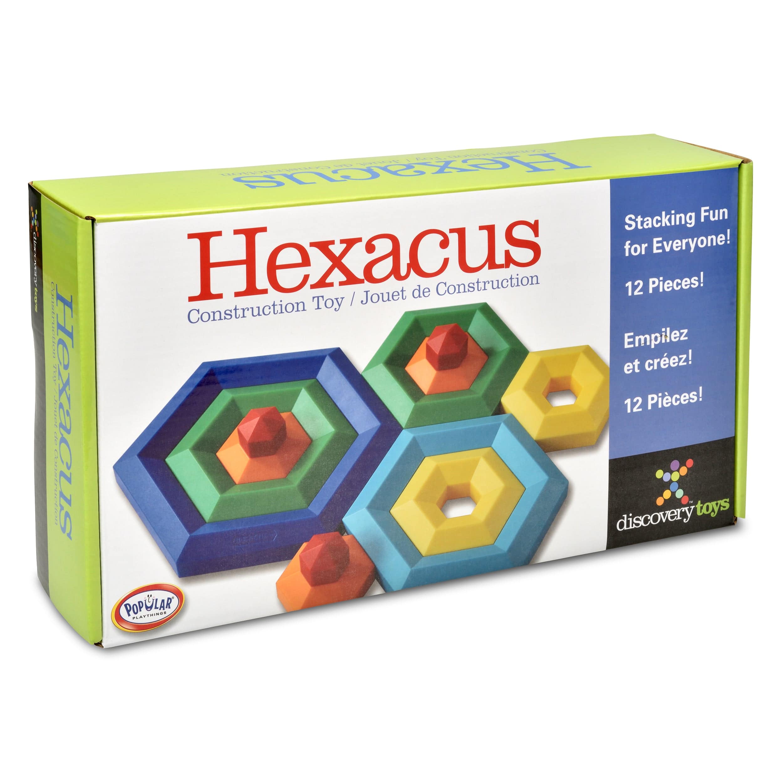 HEXACUS Stacking Design Construction Toy Set - Discovery Toys
