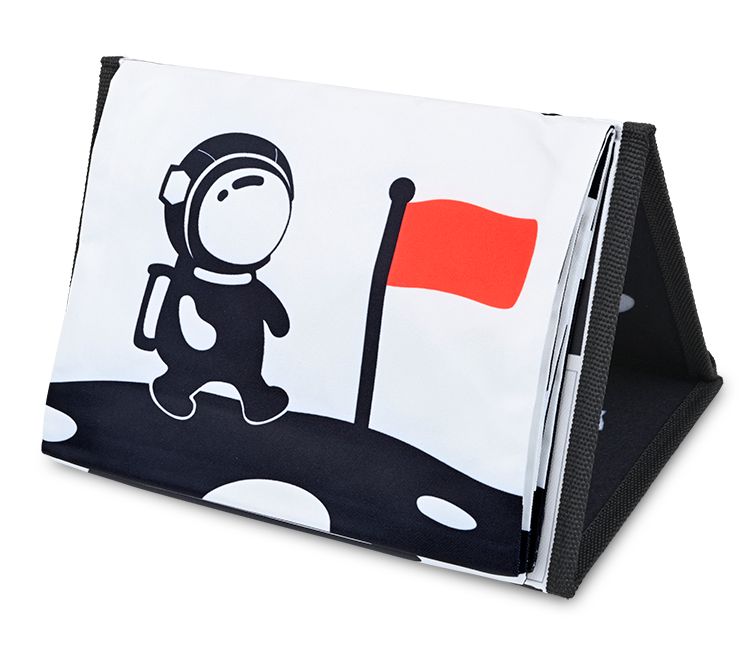 TUMMY TIME FLIP BOOK Cloth Baby Book - Discovery Toys