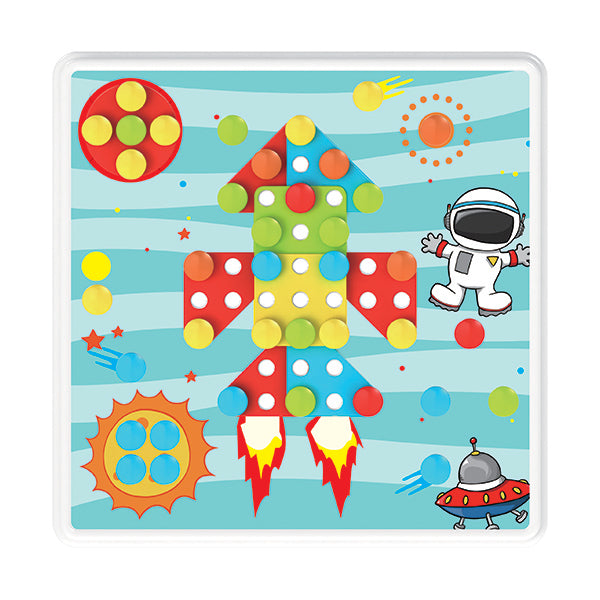 CREATE, DRILL & BUILD STEAM Drill & Screwdriver Toy  - STEM Screw in Peg Design Kit - Discovery Toys