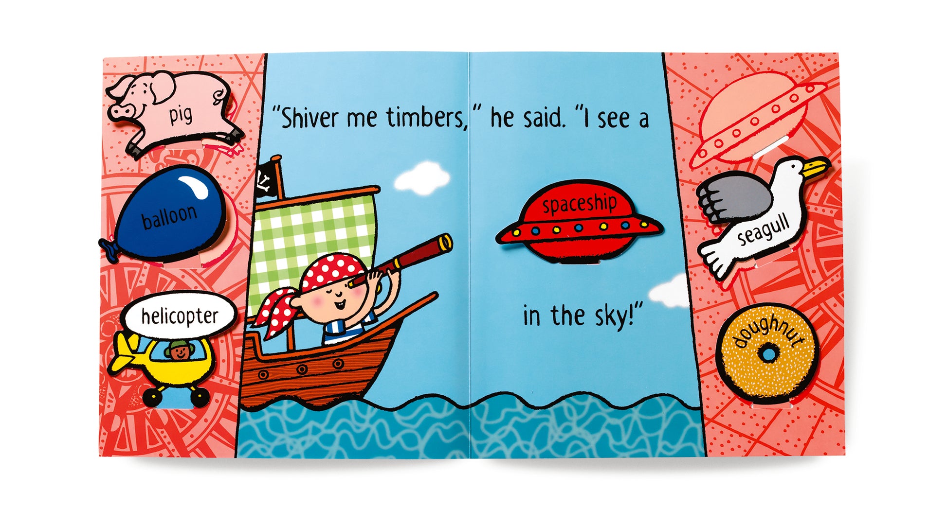 AHOY, PIRATE PETE Change-a-Story Book - Discovery Toys