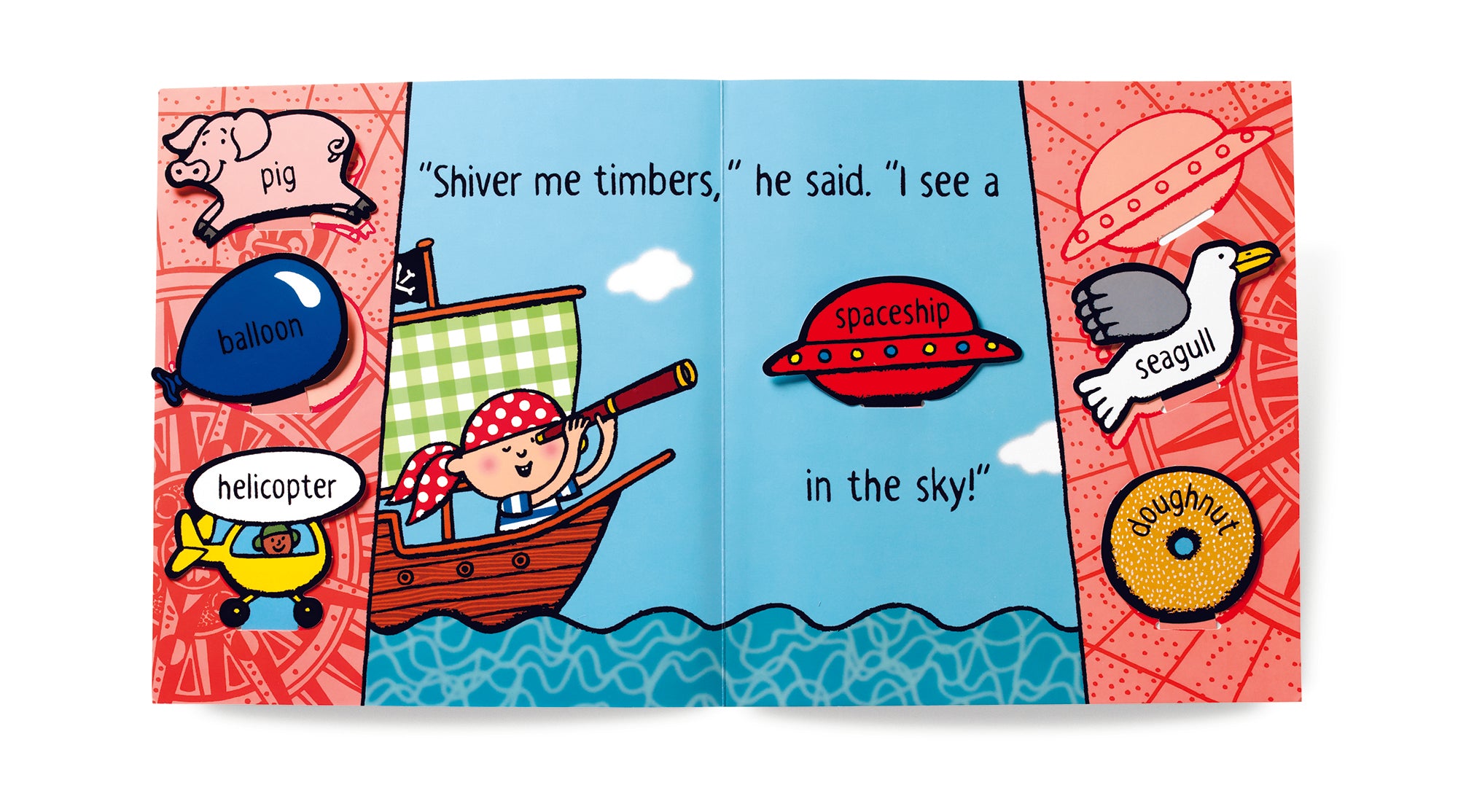 AHOY, PIRATE PETE Change-a-Story Book - Discovery Toys