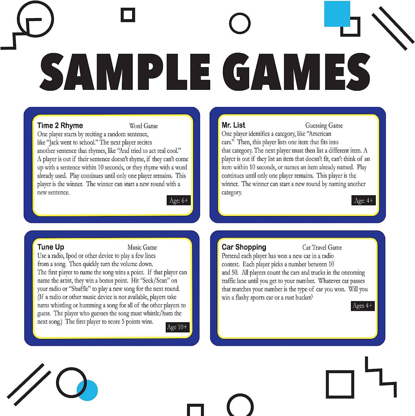 GAMES ON THE GO Travel Game Set for All Ages - Discovery Toys