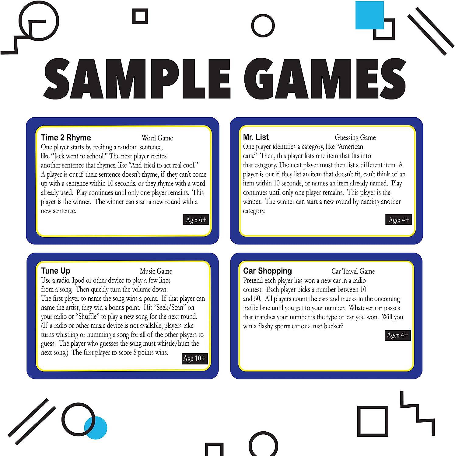 GAMES ON THE GO Travel Game Set for All Ages - Discovery Toys