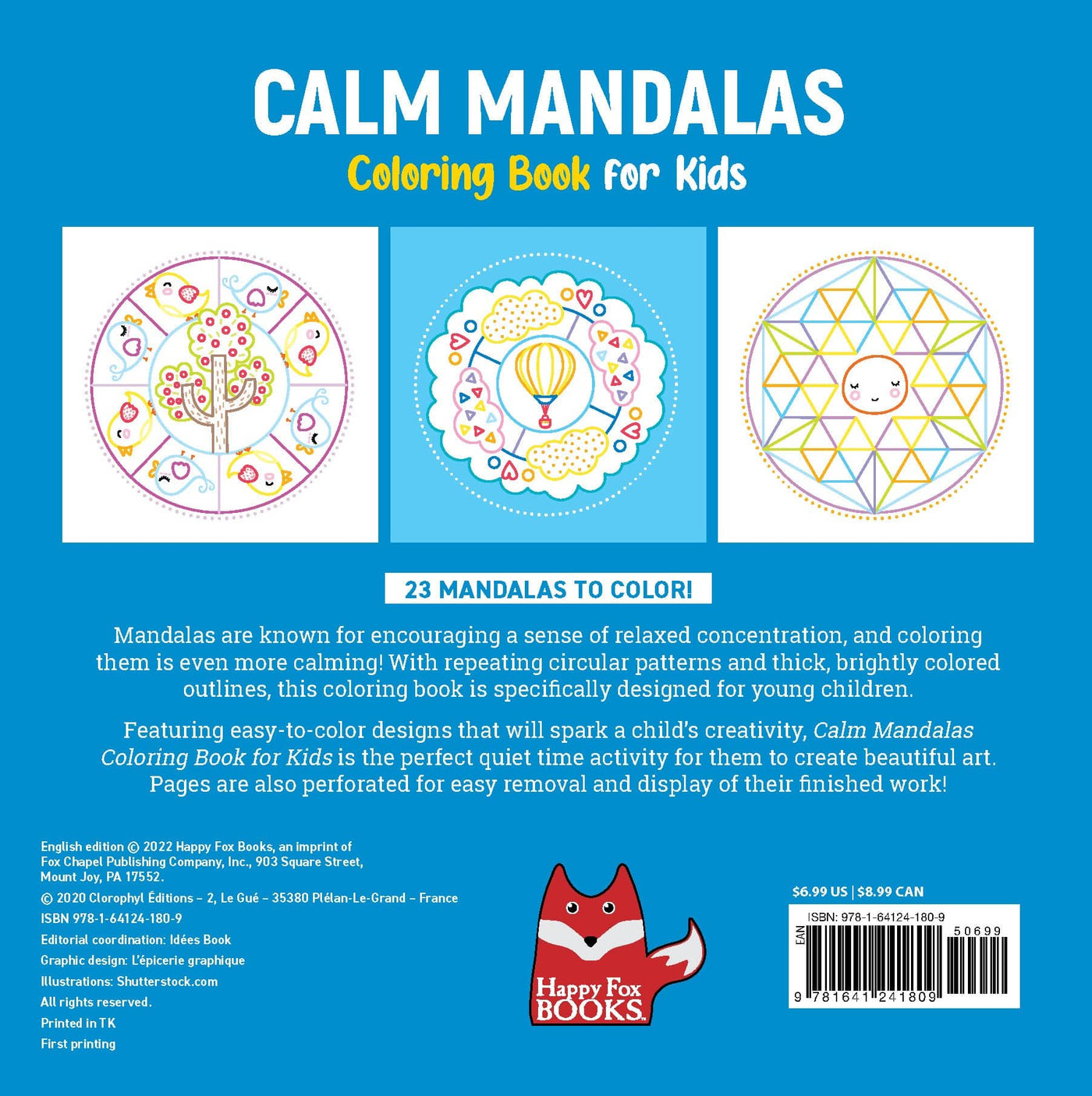 CALMLY CREATIVE COLORING BOOK FOR KIDS - Mental Health Wellness for Kids - Preschool 3 Years & Up - Discovery Toys