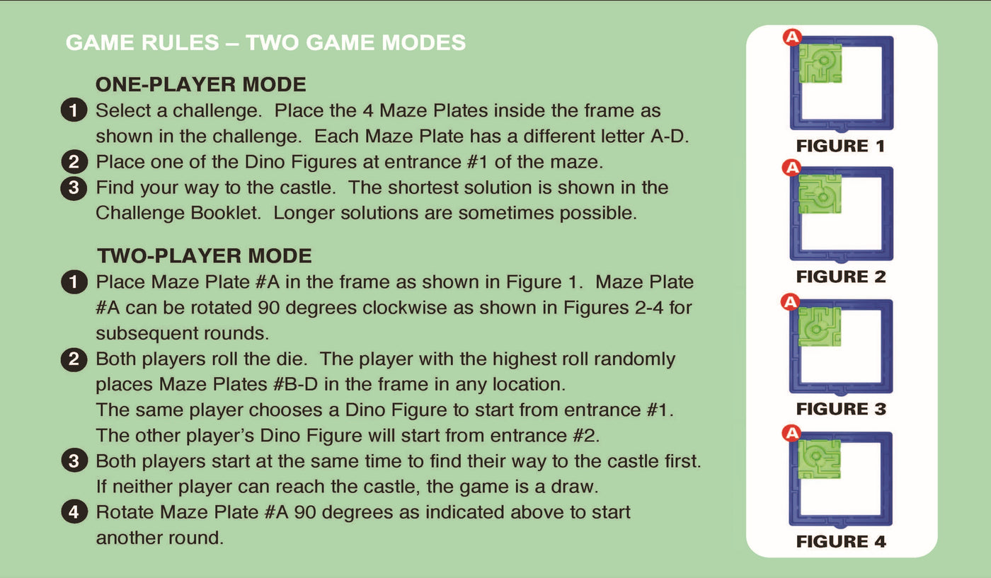 DINO MAZE Logic Game