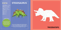 MY STICKER PAINTINGS – Dinosaurs Sticker Art Activity Book for Kids 6 Years & Up - Discovery Toys