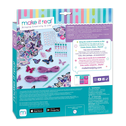STICKER CHIC: BUTTERFLY BLING Shoe Stickers for Tweens - Discovery Toys