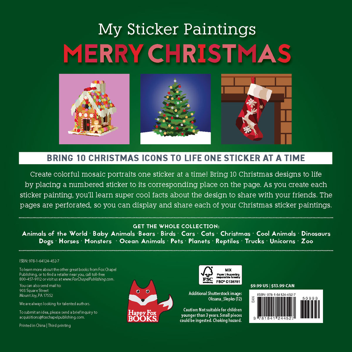 MY STICKER PAINTINGS: Merry Christmas