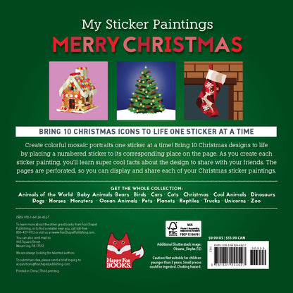 MY STICKER PAINTINGS: Merry Christmas