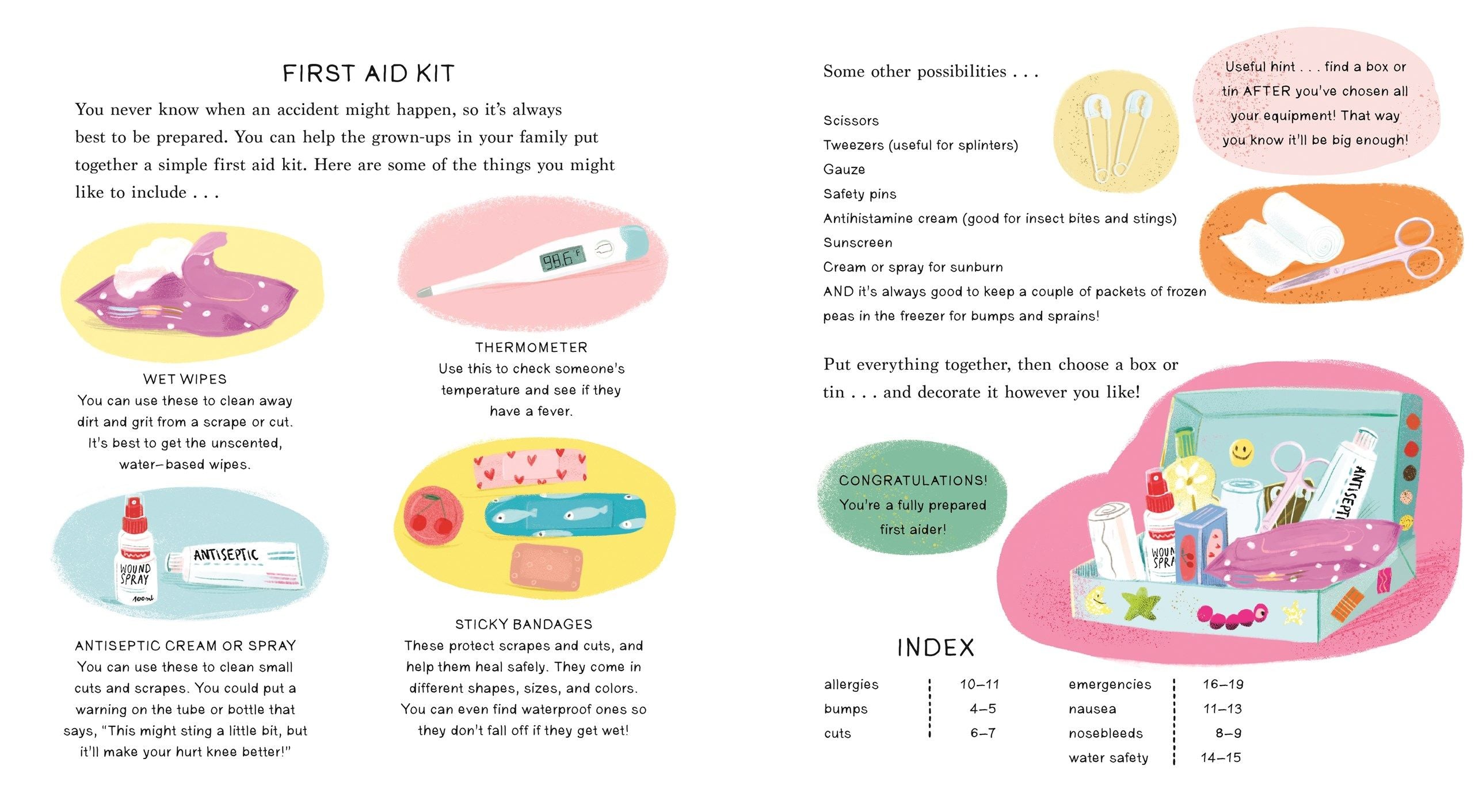 WE CAN HELP!  A First Book of First Aid - Discovery Toys