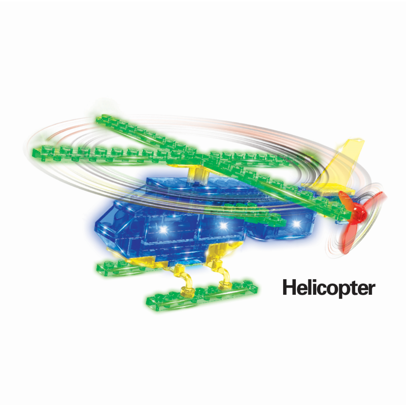 CRYSTAL BRIX 3-in-1 Light Up Aircraft - Discovery Toys