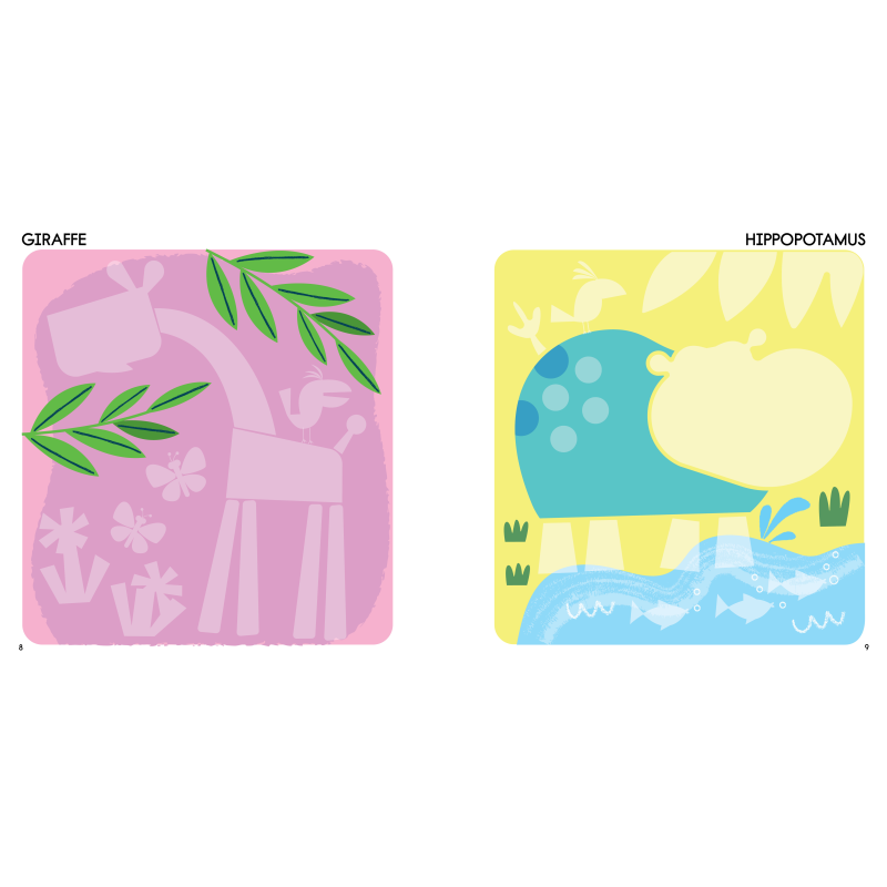 FIRST FUN STICKER PAINTING: WILD ANIMALS - Discovery Toys