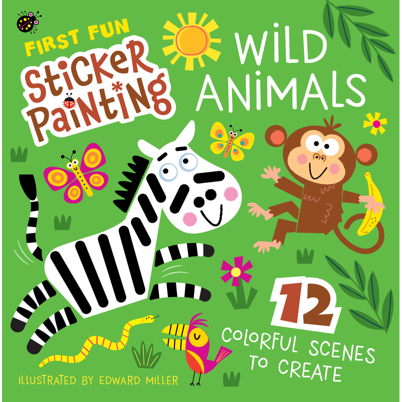 FIRST FUN STICKER PAINTING: WILD ANIMALS - Discovery Toys
