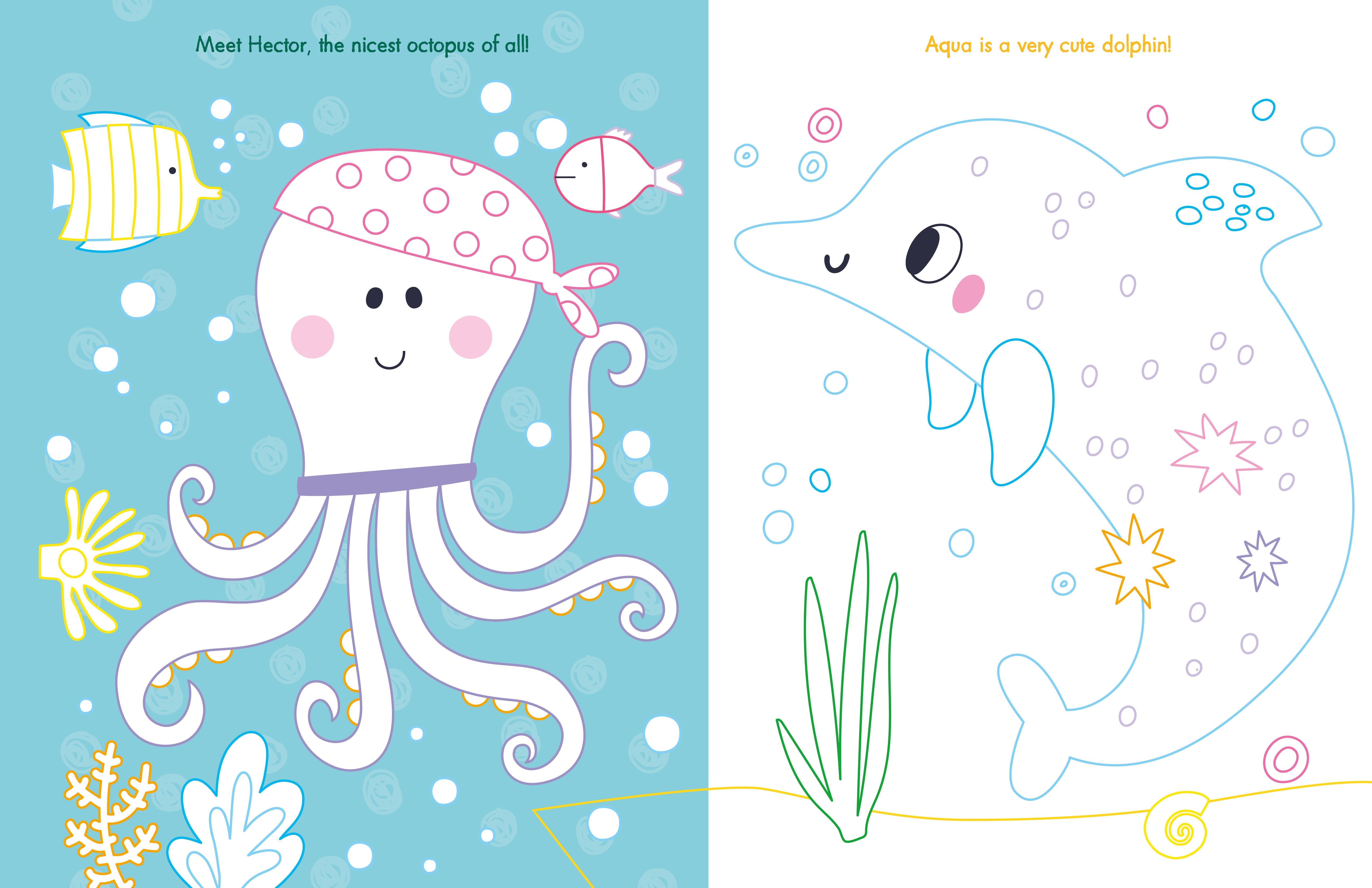 SPARKLE OCEAN GEMSTONE STICKER BOOK - Discovery Toys