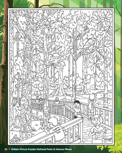 HIDDEN PICTURE PUZZLES: NATIONAL PARKS & FAMOUS PLACES - Discovery Toys