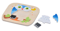 NIGHT OWL 2-Sided Wooden Puzzle - Discovery Toys