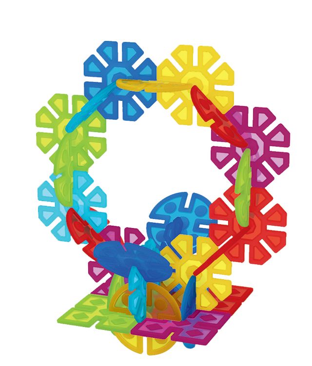 GEO FLAKES ACTIVITY SET Building Construction Play - Discovery Toys