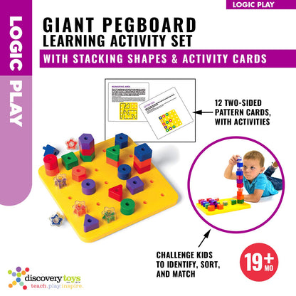 GIANT PEGBOARD Learning Activity Set