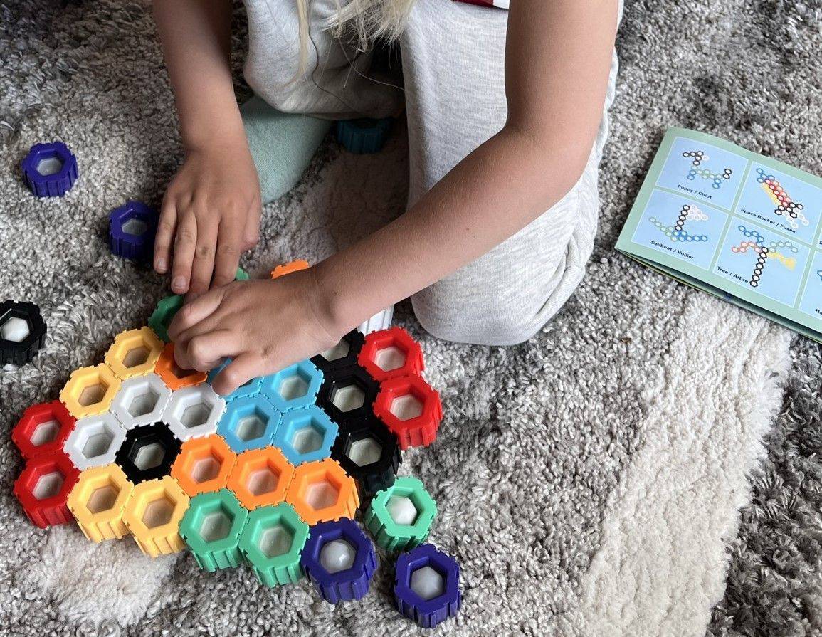 SENSORY POPS BLOCKS - Push Pop Blocks Construction Building Educational Toy - Discovery Toys