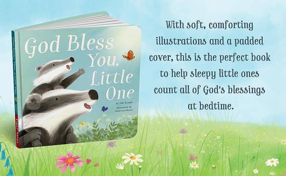 GOD BLESS YOU, LITTLE ONE - Bedtime Prayer Board Book for Kids - Discovery Toys