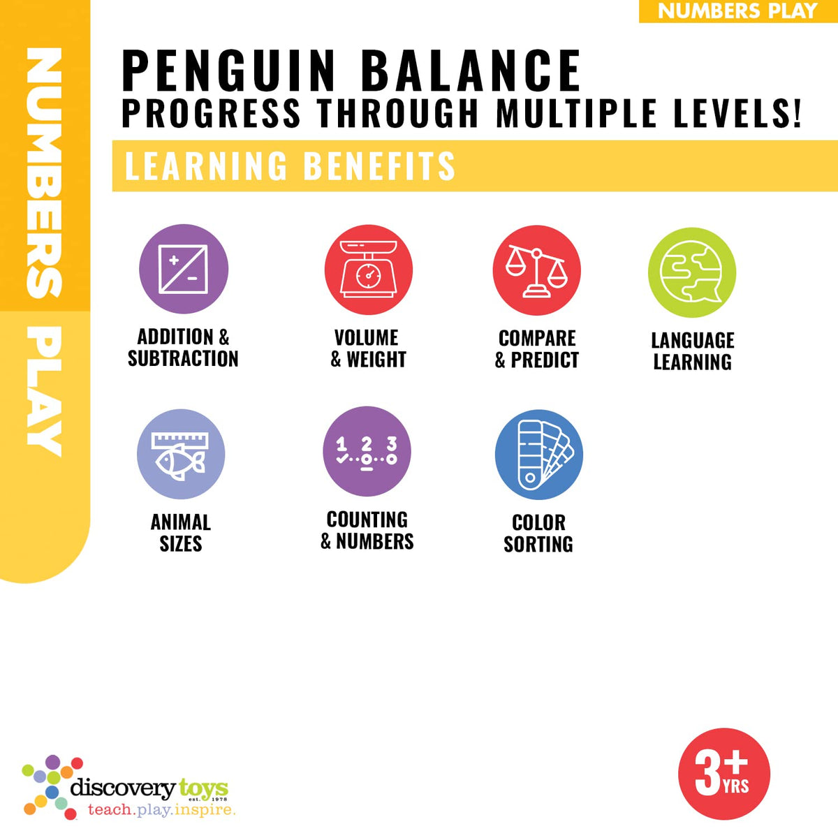 Penguin Balance Math Toy Set