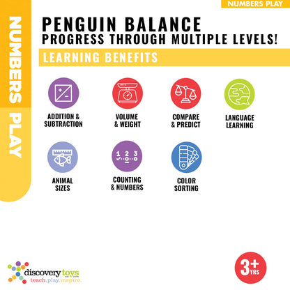 Penguin Balance Math Toy Set