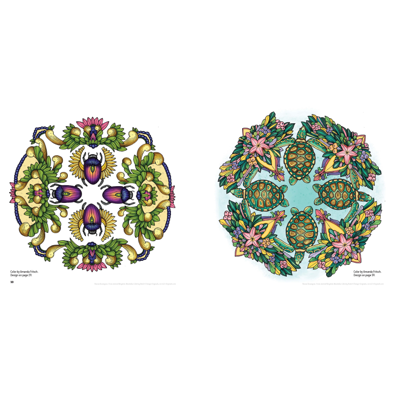 ANIMAL KINGDOM MANDALAS Coloring Book for All Ages Discovery Toys