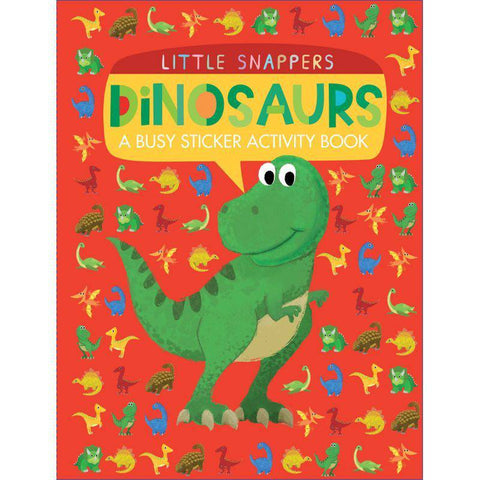 LITTLE SNAPPERS DINOSAURS - Sticker Educational Activity Book Preschool 3 Years & Up - Discovery Toys