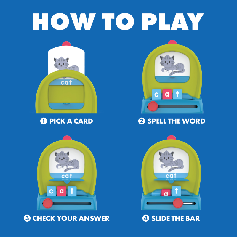 SPELL & DROP WORD-BUILDING SET