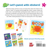 FIRST FUN STICKER PAINTING: OCEAN CREATURES - Discovery Toys