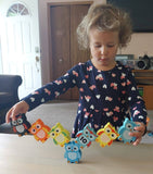 STACKING OWLS Balance Challenge