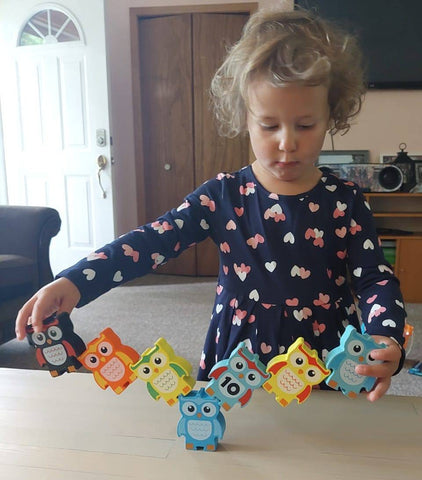 STACKING OWLS Balance Challenge - Discovery Toys