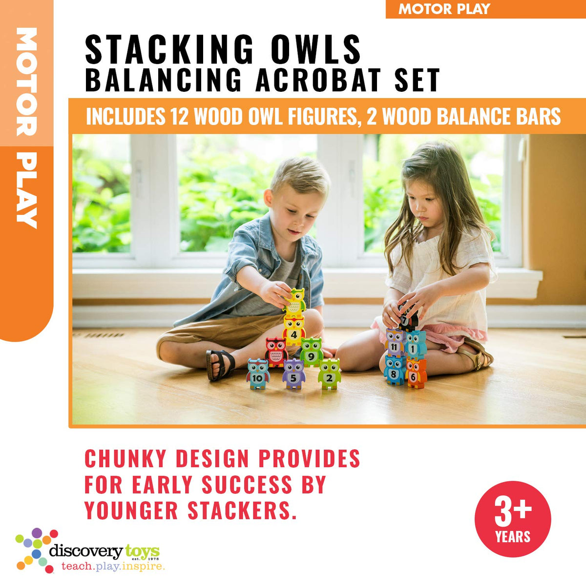 STACKING OWLS Wood Balance Challenge