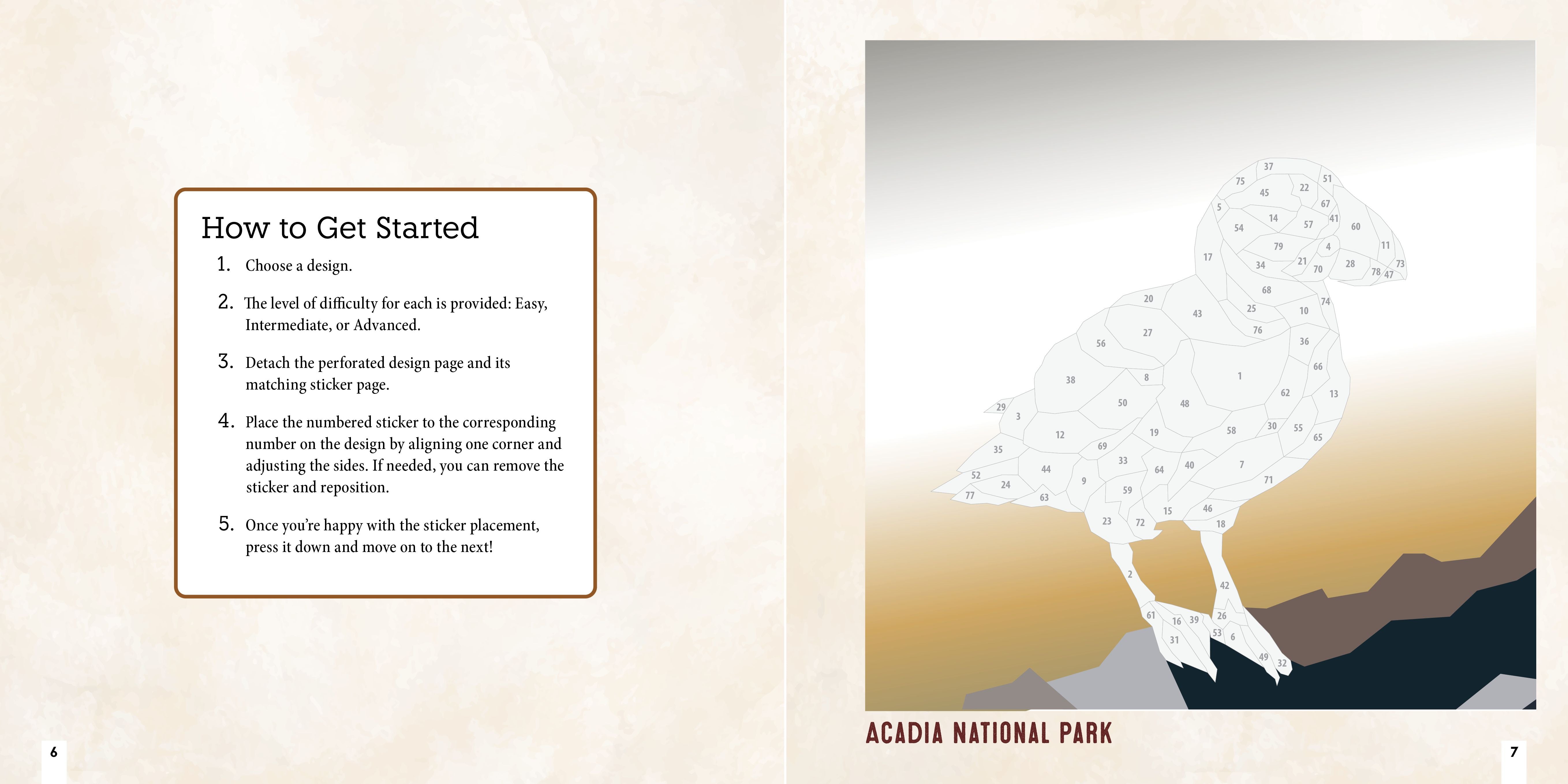 NATIONAL PARKS OF NORTH AMERICA AMAZING ANIMALS Sticker Painting Book - Discovery Toys