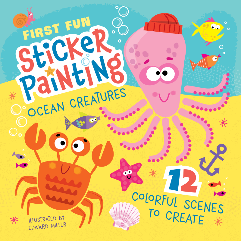 FIRST FUN STICKER PAINTING: OCEAN CREATURES - Discovery Toys