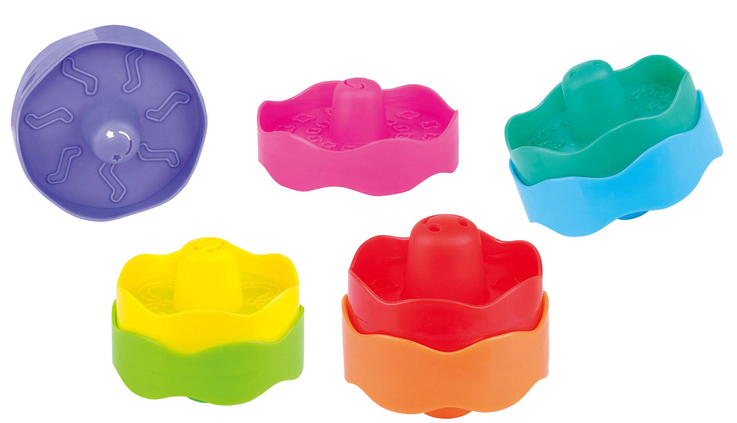 STACK & SPIN - Spinning Tops for Toddlers - Educational Toy 2 - 3 Years - Discovery Toys