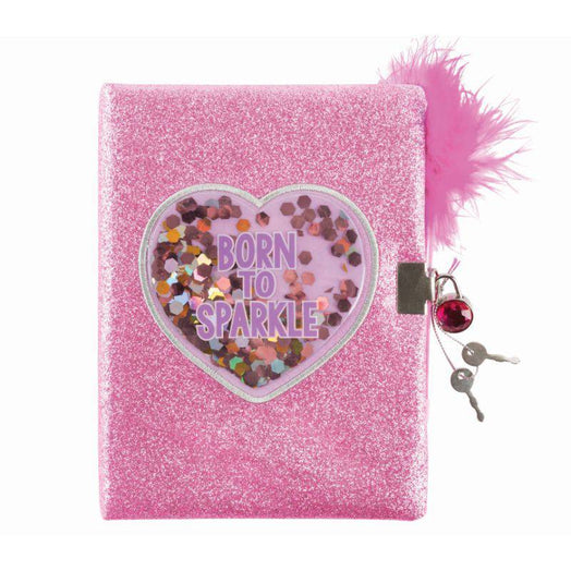 BORN TO SPARKLE GLITTER JOURNAL for Teens - Discovery Toys