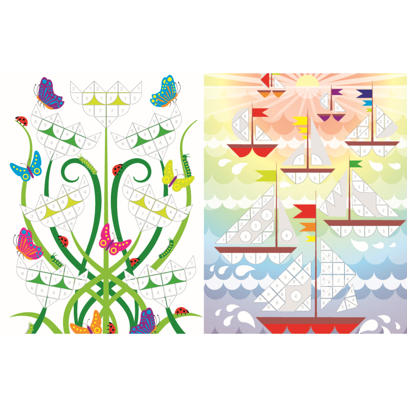 THE ORIGINAL STICKER BY NUMBERS Activity Book Discovery Toys