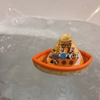 REVERSIBLE BATH BOAT Waterproof Toy