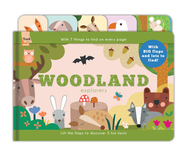 WOODLAND EXPLORERS FIND AND SEEK Interactive Board Book