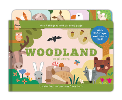 WOODLAND EXPLORERS FIND AND SEEK Interactive Board Book